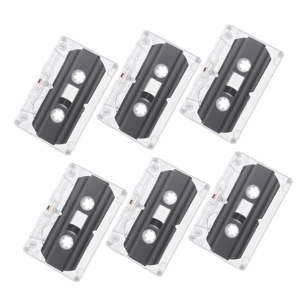 SECFOU Recordable Cassette Tapes 6 Min Blank Audio Tapes Recording Blank Cassette for Birthday Party