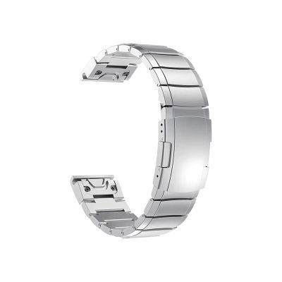 26mm 22mm QuickFit Titanium Strap Bracelet Fit For Garmin Fenix E 8 47mm 51mm 7 7X Pro 6 6X 5X Plus/Epix Pro/MARQ/TACTIX Watch Band(Silver 1,QuickFit 22mm)