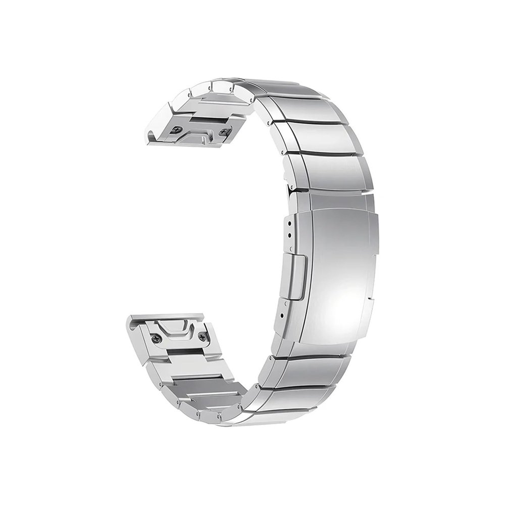 26mm 22mm QuickFit Titanium Strap Bracelet Fit For Garmin Fenix E 8 47mm 51mm 7 7X Pro 6 6X 5X Plus/Epix Pro/MARQ/TACTIX Watch Band(Silver 1,QuickFit 22mm)
