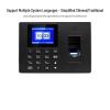 YHYWJHY Intelligent Fingerprint Time Attendance Machine with 2.4'' Display Screen Time Clock USB Disk Access Multi-Language for Offices, Factories, Hotels, Schools and More view 2