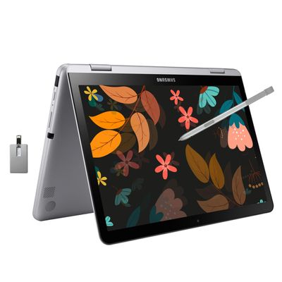 Samsung Chromebook Plus V2 2-in-1 12.2" WUXGA LED Touchscreen Laptop, Intel Celeron 3965Y, 4GB RAM, 64GB eMMC, 2 Cameras, Stylus Pen, Island-Type KB, Wi-Fi 5, Chrome OS, Silver(Renewed)
