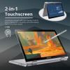 Samsung Chromebook Plus V2 2-in-1 12.2" WUXGA LED Touchscreen Laptop, Intel Celeron 3965Y, 4GB RAM, 64GB eMMC, 2 Cameras, Stylus Pen, Island-Type KB, Wi-Fi 5, Chrome OS, Silver(Renewed) view 3