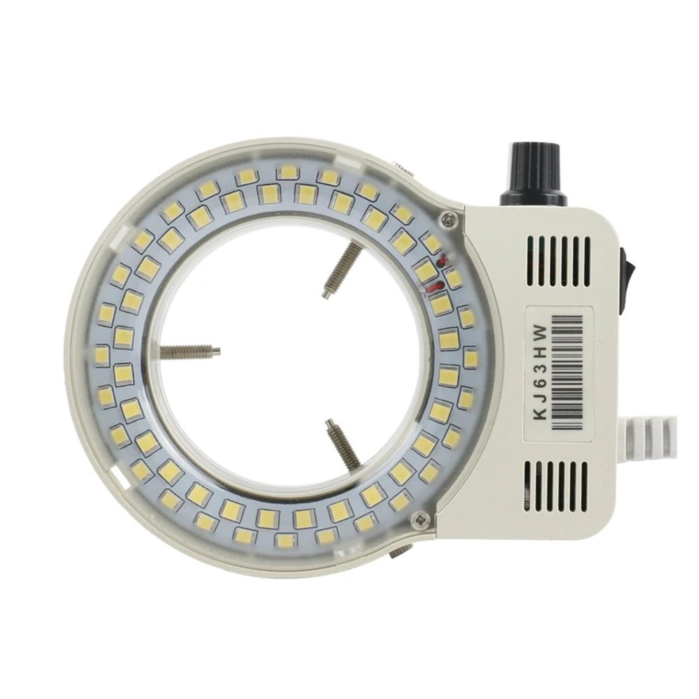 LIUZHENZHEN 56 72 LED SMD USB Adjustable Ring Light Lamp 110V-220V for Industrial Stereo Microscope HDMI VGA USB Video Camera(56 LED SMD)