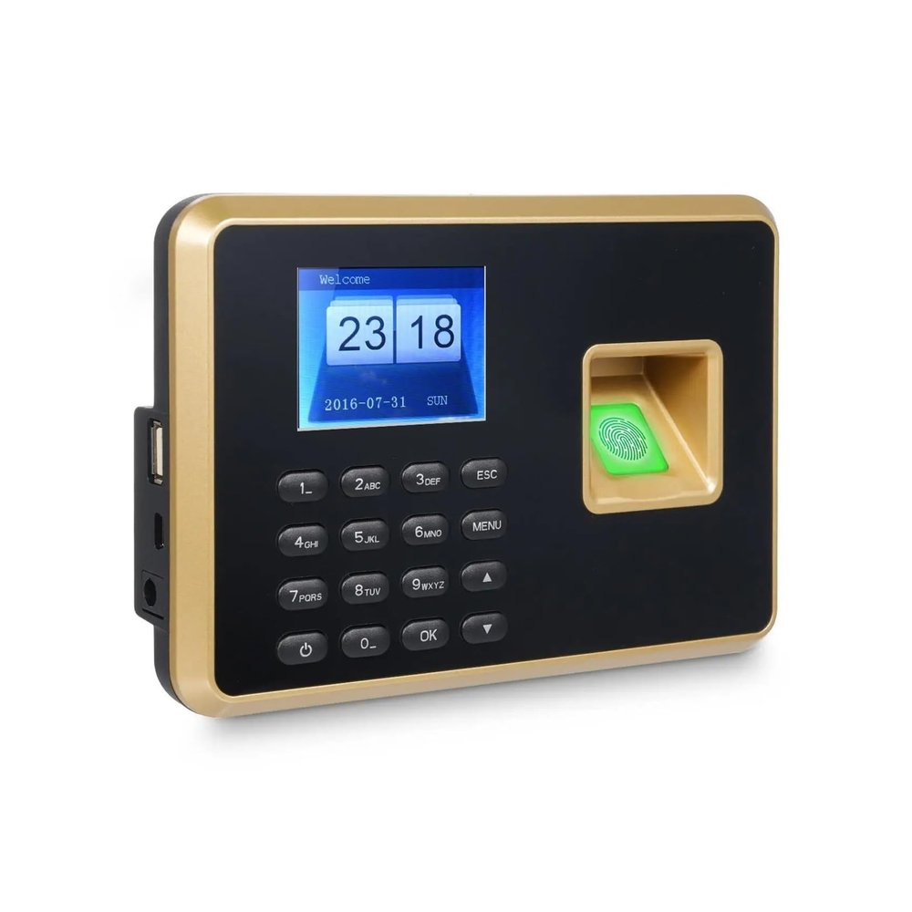 Biometric Time Clock For Small Businesses Employee Attendance Machine Support Fingerprint Password Recognition Data Management Device For Offices, Factories, Hotels, Schools and More(With USB)