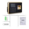 Biometric Time Clock For Small Businesses Employee Attendance Machine Support Fingerprint Password Recognition Data Management Device For Offices, Factories, Hotels, Schools and More(With USB) view 2
