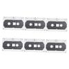 HOMOCONO 6pcs Retro Film Tape Cassette Tape Case DIY Recording Greeting Music Cassette for Party view 1