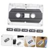 HOMOCONO 6pcs Retro Film Tape Cassette Tape Case DIY Recording Greeting Music Cassette for Party view 2