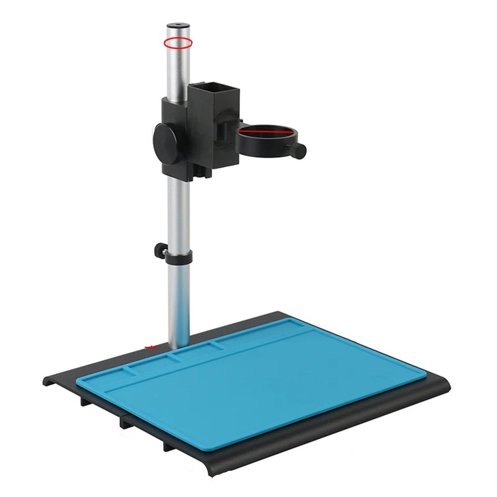 38MP 11.6" LCD Screen Integration System Monitor Industrial Measurement Video Microscope C Mount TF HDMI USB WIFI Camera(Stand-01)