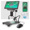 LIUZHENZHEN 3D 1080P 528X Zoom 16MP 7 inch 10.1 inch LCD Display TF USB HDMI WiFi Video Digital Microscope Camera Set for CPU PCB Soldering(10.1 inch USB HDMI) view 2