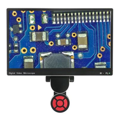 LIUZHENZHEN 38MP 11.6 inch LCD Display Integration System Monitor Industrial Measurement Video Microscope C Mount TF HDMI USB WiFi Camera(Camera)