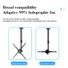 Cuifati 3D Hologram Fan Stand, Adjustable Extendable Holographic Fan Advertising Ceiling Mount Bracket 15.5 to 24 Inches, 3D Hologram Fan Splicing Bracket view 4