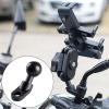 25mm Angled Bolts Head Adapter Motorcycle Handlebar Mount Round Clamp Metal Bracket Adapter Tripod Holder Phone Holder view 2