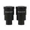 LIUZHENZHEN One Pair WF10X WF15X WF20X WF25X WF30X Eyepiece for Stereo Microscope Wide Field 20mm 15mm 10mm 9mm WF10X/20 High Eye-Point(WF20X-10) view 1