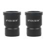 LIUZHENZHEN One Pair WF10X WF15X WF20X WF25X WF30X Eyepiece for Stereo Microscope Wide Field 20mm 15mm 10mm 9mm WF10X/20 High Eye-Point(WF20X-10) view 3