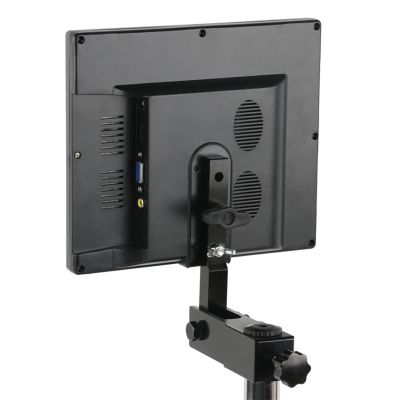 LIUZHENZHEN 25mm 32mm Vertical Hanging Rod LCD Table + 8 10.1 11.6 13.3 Inch LCD IPS Displayer Monitor for Stereo Microscope or Video Camera(Diameter 25mm,10.1 inch)