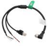 HangTon Cable for DJI Livox Mid-360 LiDAR Sensor Power Network Ethernet to Computer Debug, M12 Aviation Connector 12 Pin Female Right Angle to RJ45 Flying Leads, 50cm view 1