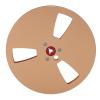 1/4 7 Inch Empty Tape Reel, 3 Holes Universal Open Reel Sound Tape Empty Reel for Open Reel Tape Recorder (Gold) view 1