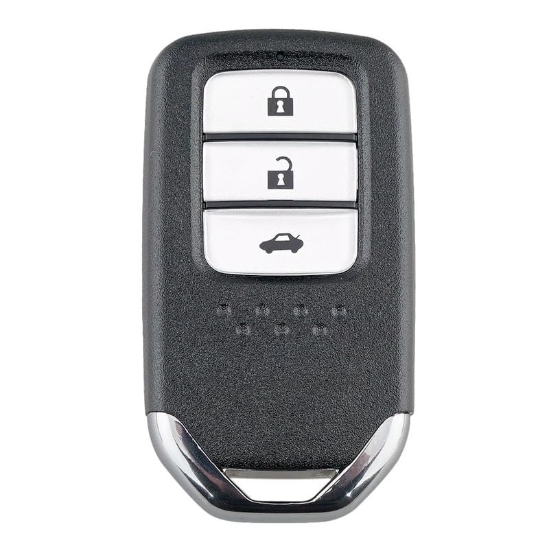SROYXAW [Car Parts] Car Smart Remote Key 3 Button 43hz ID47 Chip for Honda City/Jazz/Civic/Grace 2015 KR5V2X [Easy to Replace]