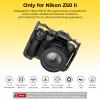 SMALLRIG Z50 II Cage for Nikon Z50 II, Aluminum Alloy Camera Cage with Dual Cold Shoe Mount, 1/4''-20 Threaded Holes, NATO Rail,QD Ports, Quick Release Plate for Arca-Swiss - 4980 view 2