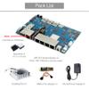 Banana Pi BPI-R4 WiFi 7 Wireless Dual-Band WiFi Router Board OpenWRT, with MediaTek MT7988A (Filogic 880) SoC, Support 2X 10GbE SFP and 4X GbE Gigabit Ethernet for NAS Smart Home Gateway (POE SET1) view 2