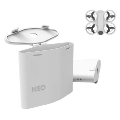 XBERSTAR Storage Case for DJI Neo Protective Case 3D Printed Storage Box for DJI Neo Carrying Case Anti-Pressure Protection Box, White, Neo Drone Storage Box