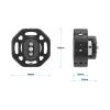 CAMVATE Round Handgrip with 1/4"-20 Thumbscrew Mount for DSLR Camera-3722 view 4