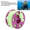 Alomejor Aluminum Alloy Mini Spool Pendant, Lightweight with Luminous Cord for Diving Souvenirs (Purple) view 2