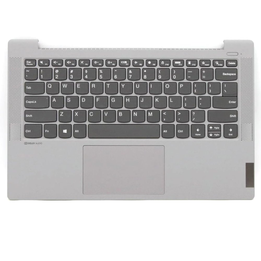 5CB0Y89242 New Palmrest Upper Case C Cover with US Non Backlit Keyboard NFP Touchpad for Ideapad 5-14IIL05 Laptop 81YH