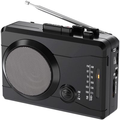 Portable Cassette Player & Recorder, Cassette Tape to MP3 Digital Converter, AM/FM Radio Station, Reverse Recording - Record from PC to Blank Tapes