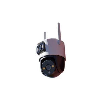 QDVOPHZA 10MP&8MP Dual Lens Outdoor PTZ WiFi Camera 8X Digital Zoom AI Vehicle Human Detection Full Color Surveillance(E/U,Cruiser Dual 10MP)