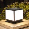 Tyydcmy Intelligent Light Control Without Wiring Solar Pillar Lamp Outdoor IP65 Waterproof Column Lights Courtyard Gardens Parks Villas Gates Lawns Fences Decorative Lighting Fixtures view 2