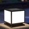Tyydcmy Intelligent Light Control Without Wiring Solar Pillar Lamp Outdoor IP65 Waterproof Column Lights Courtyard Gardens Parks Villas Gates Lawns Fences Decorative Lighting Fixtures view 4