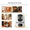 QDVOPHZA IP Camera 10MP Two Lens 5+5MP 6MP 8MP Indoor Pet Detection Two-Way Talk PT Surveillance Cat Dog Cameras(E/U_Ranger Dual 8MP) view 2