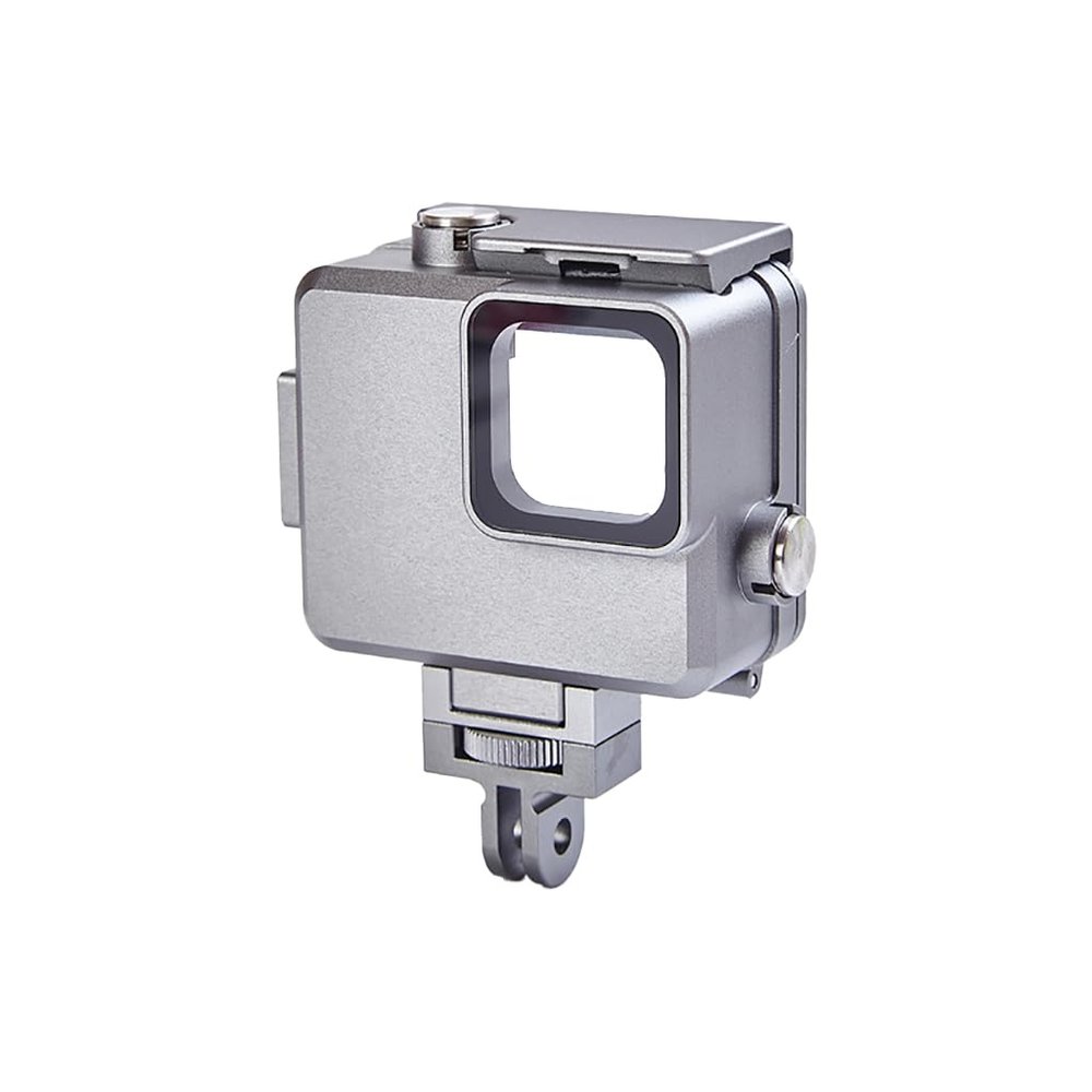 BGNing Waterproof Case 60M/197FT Compatible with Hero Mini Diving Protective Cover Housing Underwater Shell Action Camera Accessories (60m Aluminum Alloy)