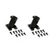 2PCS D16/20/25mm Tripod Fixed Seat 20 Vertical Degree Landing Gear Fixing Mount Carbon Tube Holder Connector Joint for RC Drone(16mm Black) view 1