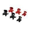 2PCS D16/20/25mm Tripod Fixed Seat 20 Vertical Degree Landing Gear Fixing Mount Carbon Tube Holder Connector Joint for RC Drone(16mm Black) view 2