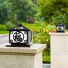 Tyydcmy Solar Wiring Dual-use Column Lamp Outdoor IP65 Waterproof Pillar Lamp Courtyard Garden Park Villa Gate Lawn Fence Decoration Lighting Lamp view 2