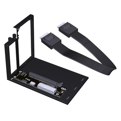 JMT ADT-F9G-BK7 PCIe X16 to OcuLink SFF-8612 Docking Station PCIe4.0 64Gbps External Graphics Extension Card (F9G-BK7-F9934 25cm)