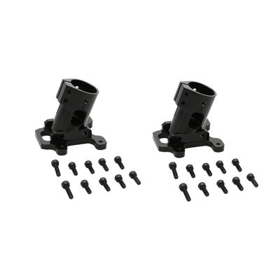 2PCS D16/20/25mm Tripod Fixed Seat 20 Vertical Degree Landing Gear Fixing Mount Carbon Tube Holder Connector Joint for RC Drone(20mm Black)