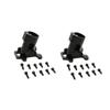 2PCS D16/20/25mm Tripod Fixed Seat 20 Vertical Degree Landing Gear Fixing Mount Carbon Tube Holder Connector Joint for RC Drone(20mm Black) view 1
