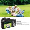 4K 58MP Digital Camera, Auto Focus, Anti Shake, Face Detection, 20x Zoom, 2.88" LCD Vlogging Camera with Wide Angle Macro Lens for Live Streaming (Black) view 2