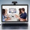 1080P Webcam with Microphone - Webcam with Microphone for Desktop, HD 30FPS USB Web Camera, Computer Camera for Laptop PC TV Online Meetings view 2