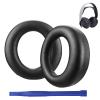 1 Pair Ear Pads Replacement, Earpads Cushions for Sony PlayStation 5 Pulse PS5 3D Wireless Headset, with Noise Isolation Foam, Soft Protein Leather view 1