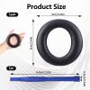 1 Pair Ear Pads Replacement, Earpads Cushions for Sony PlayStation 5 Pulse PS5 3D Wireless Headset, with Noise Isolation Foam, Soft Protein Leather view 3
