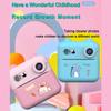 HUIOP Mini Printer,1080P Instant Print Camera Portable Mini Photo Printer for Children with 1200W Camera 2.4'' Screen with 1 Print Paper Roll Suitable for Journal Notes Memo Birthday Gift Girls Boys view 2