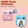 HUIOP Mini Printer,1080P Instant Print Camera Portable Mini Photo Printer for Children with 1200W Camera 2.4'' Screen with 1 Print Paper Roll Suitable for Journal Notes Memo Birthday Gift Girls Boys view 4