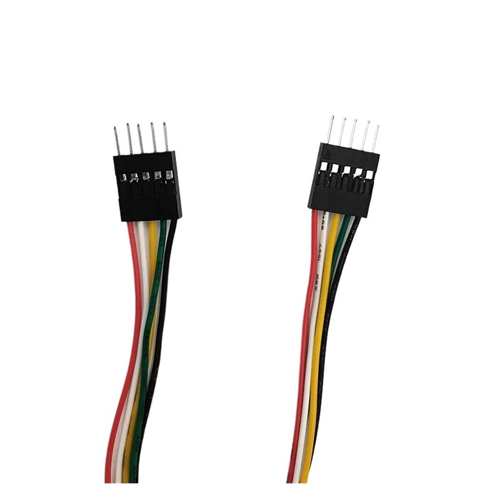 ACGTUY 10PCS 2.54MM Pitch Wire Line Female to Female 1P2 3 4 5 6 Pin Cable Connector Jumper Cable Wire Compatible with The PCB 3D Printer(Male to Male,Lengh 10CM_8PIN)