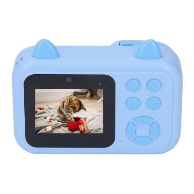 Kids Camera Instant Print - Kids Camera,Toddler Camera Instant Print Toys, 2.4 Inch Screen HD Photo Video Recording Small Digital Camera, Instant Print Camera (Blue)
