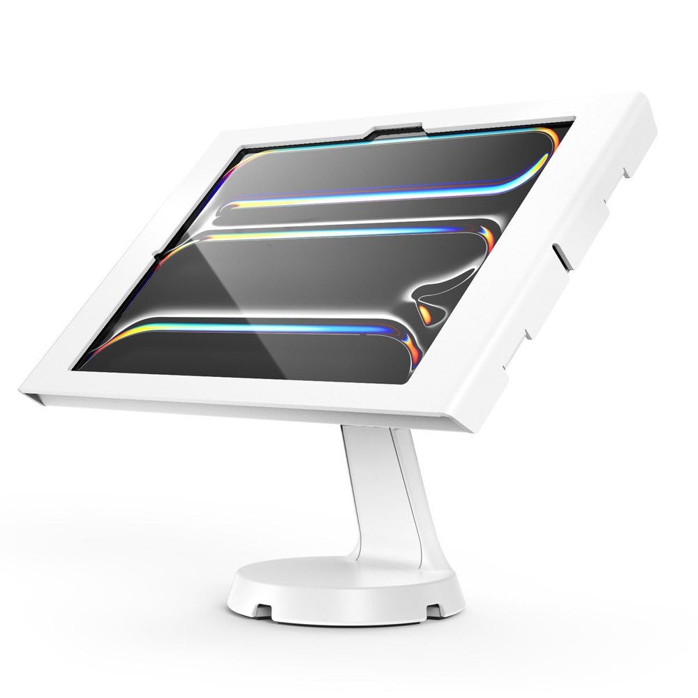 Compulocks iPad Pro M4/M5, Apex Enclosure Mast Stand - White