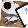 HOMOCONO 2pcs Tablet Hand Strap for One-Handed Use Secure Tablet Holder for Reading Hands Travel Essential for Efficient Use view 4